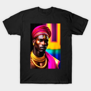 Colorful tribal king 1 T-Shirt